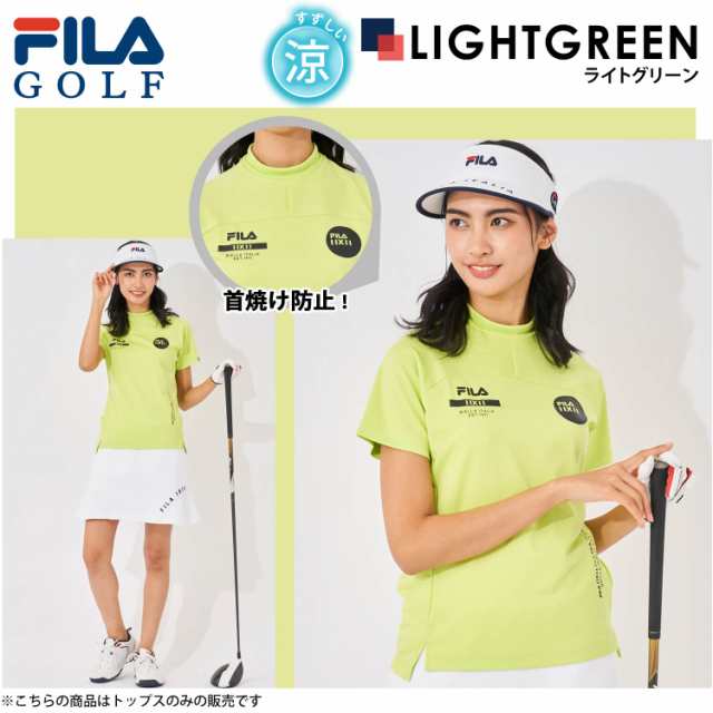 FILA GOLF フィラゴルフ Tシャツ 半袖 レディース ゴルフウェア 吸汗速