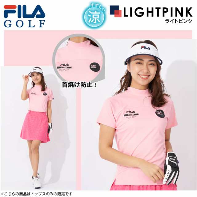 FILA GOLF フィラゴルフ Tシャツ 半袖 レディース ゴルフウェア 吸汗速