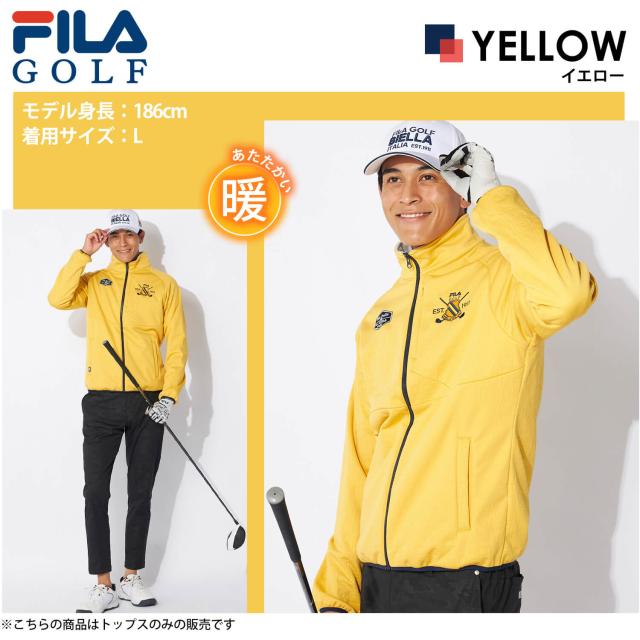 FILA GOLF フィラゴルフ ブルゾン　ジャンパー Lサイズ オレンジ 防寒 FILAGOLF ゴルフウェア ジャンパー FILA GOLF フィラゴルフ ブルゾン