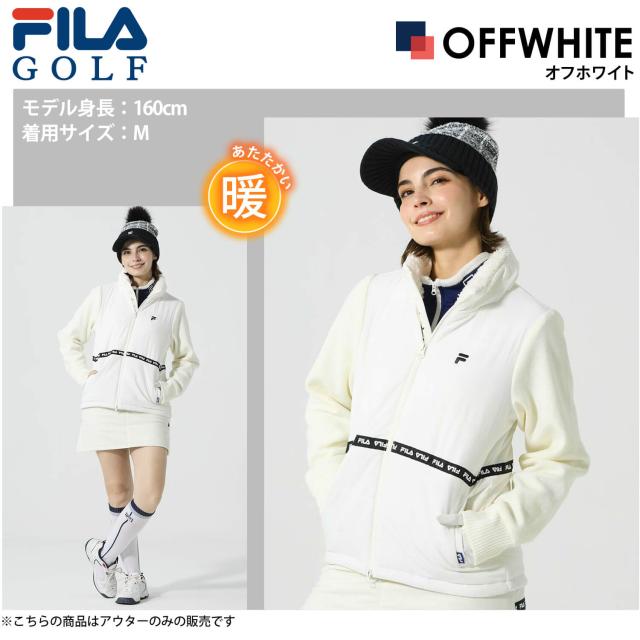 【30%OFF】FILAGOLF フィラゴルフ ゴルフウェア ニットスカート レディース ブランド 秋 冬 フレアミニスカート ひざ上 スポーツ おしゃれ きれいめ Dカン付 ML 黒 2024fw outfit_3