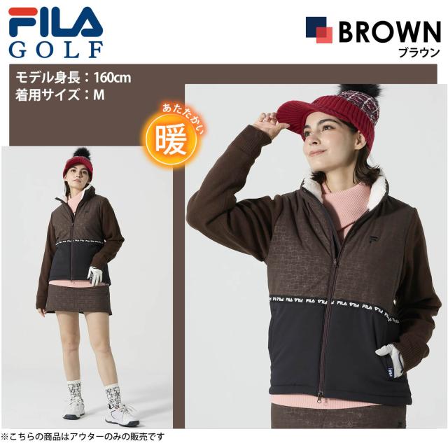 【30%OFF】FILAGOLF フィラゴルフ ゴルフウェア ニットスカート レディース ブランド 秋 冬 フレアミニスカート ひざ上 スポーツ おしゃれ きれいめ Dカン付 ML 黒 2024fw outfit_4
