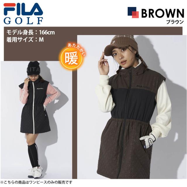 フィラゴルフ】ワンピース 4Lサイズ ネイビー 鹿の子 レディース