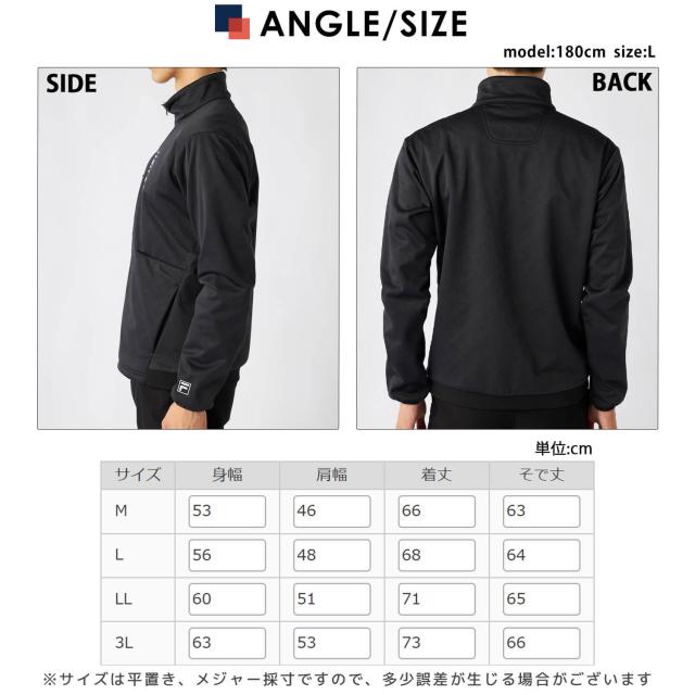 FILA GOLF フィラゴルフ ゴルフウェア ブルゾン 長袖 メンズ