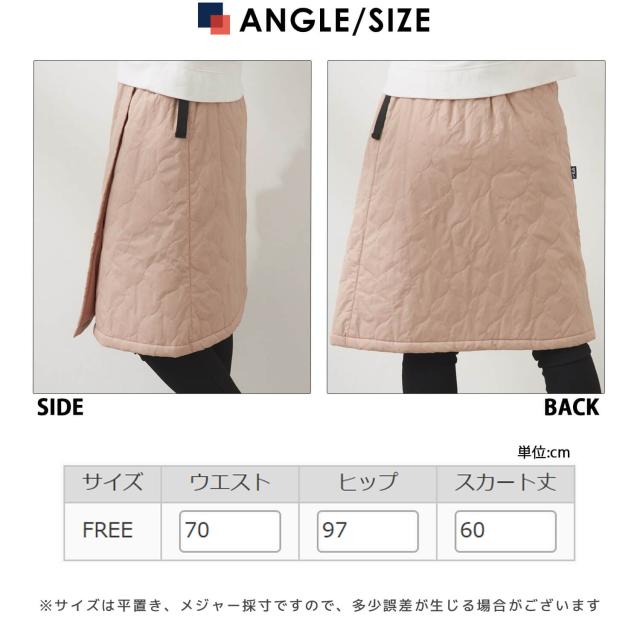 FILAGOLF フィラゴルフ レディース ゴルフウェア ラップスカート 中綿入り ロング丈 裏起毛 防風 保温 あったか 冬用 キルトスカート スポーツウェア ブランド ウエスト調整付き ゴルフスカート ボトムス 白 黒 MLLL 秋冬 2025fw karlas_11