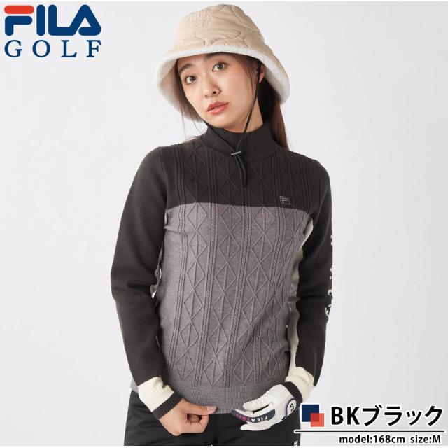 10%OFF】FILA GOLF フィラゴルフ レディース ゴルフウェア セーター