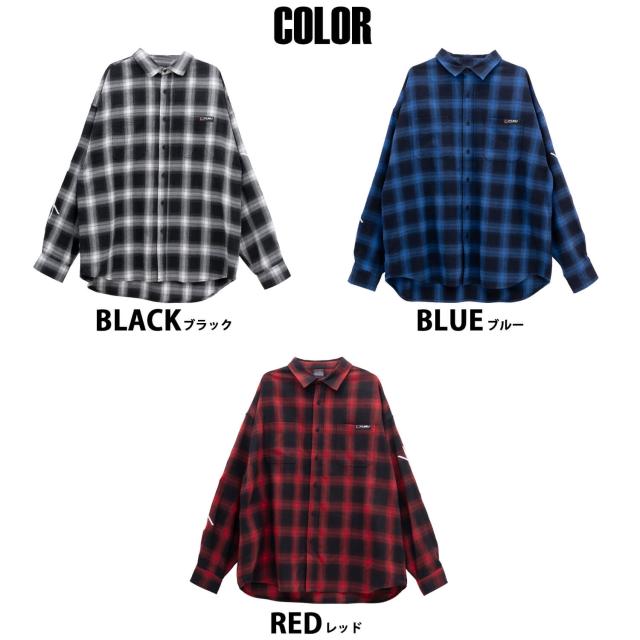 【 10%OFF】 FUBU フブ チェックシャツ メンズ 長袖 秋 冬 ワイシャツ カジュアルシャツ トップス ブランド 刺繍 胸ポケット付き XL XXL オーバーサイズ ゆったり 大きいサイズ アメカジ レディース ユニセックス 男女兼用 2024fw outfit_14
