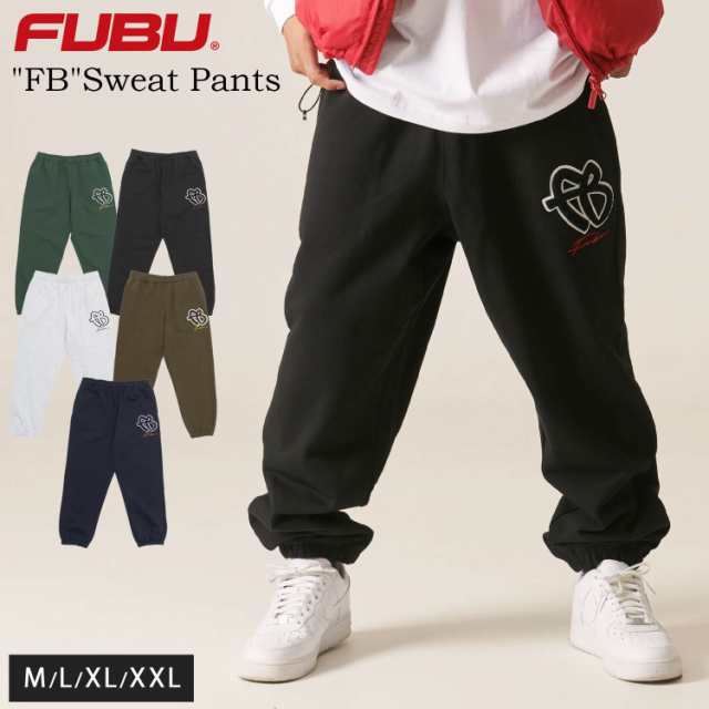【 10%OFF】 FUBU フブ ロングパンツ メンズ スウェットパンツ 秋冬 イージーパンツ 綿 裏毛 ルーズシルエット ウエストゴム ブランド ロゴ XL XXL オーバーサイズ アメカジ レディース ストリート系 黒 2024fwの通販は
