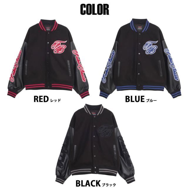 FUBU フブ ジャケット メンズ 長袖 レザージャケット MA-1 フェイク