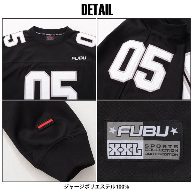 FUBU フブ シャツ メンズ 長袖 ゲームシャツ 春 秋 冬 Vネック プル