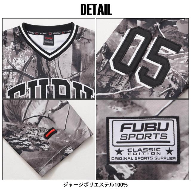 FUBU フブ シャツ メンズ 長袖 ゲームシャツ ホッケーシャツ 春 秋 冬