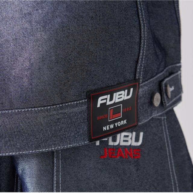 FUBU フブ ジャケット メンズ 長袖 デニムジャケット Gジャン デニム ジャンパー アウター ブランド 刺繍 春 秋 冬 XL XXL オーバーサイズ アメカジ レディース ストリート系 紺 2025sp outfit_10
