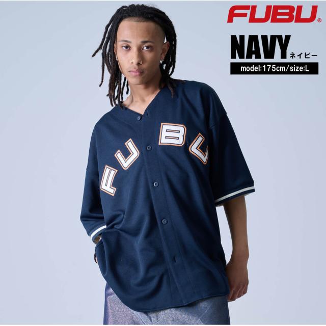FUBU フブ ベースボールシャツ トップス 半袖 メンズ Tシャツ