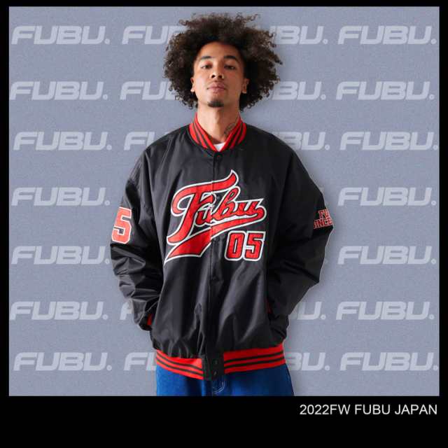 FUBU フブ ジャケット アウター スタジャン 中綿 キルト ロゴ ワッペン