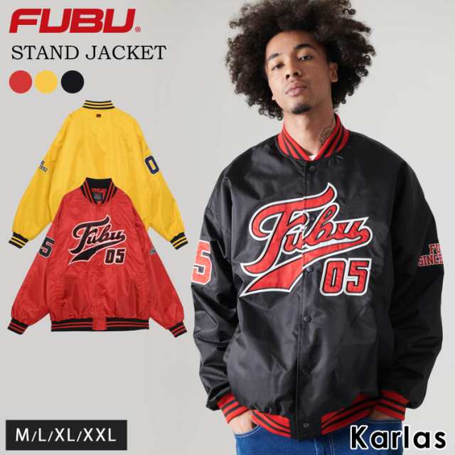 FUBU フブ ジャケット アウター スタジャン 中綿 キルト ロゴ ワッペン