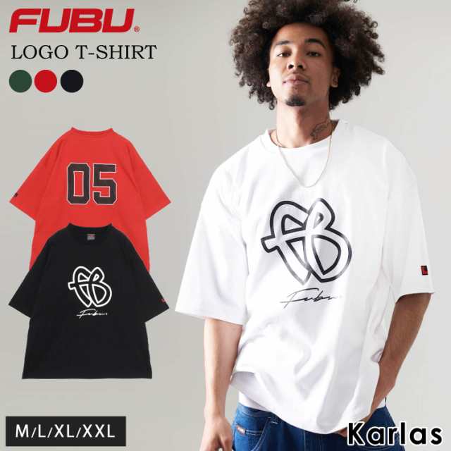 FUBU フブ Tシャツ トップス 半袖 ロゴ プリント Uネック コットン 綿100 オーバーサイズ アメカジ ユニセックス ストリート系  ヒップホ｜au PAY マーケット