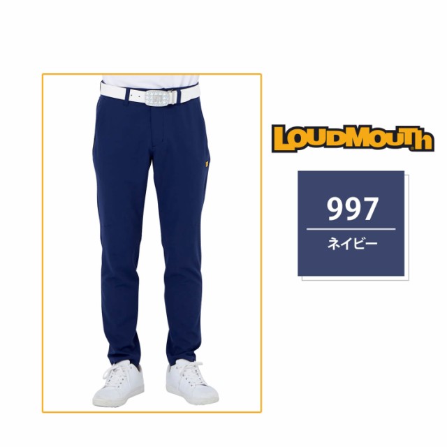 LOUDMOUTH ラウドマウス ゴルフ ゴルフウェア パンツ ロングパンツ メンズ  テーパードパンツ 大きいサイズ ストレッチ 4WAYストレッチ Uの通販は