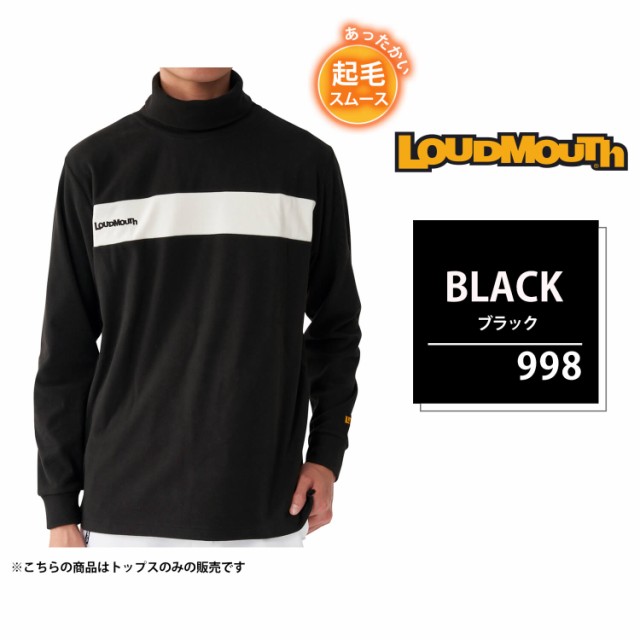 LOUDMOUTH ラウドマウス メンズ タートルネックシャツ ゴルフウェア