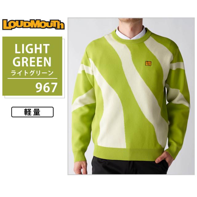 10%OFF】ラウドマウス ゴルフウェア セーター 長袖 メンズ 秋冬