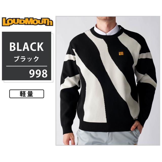 10%OFF】ラウドマウス ゴルフウェア セーター 長袖 メンズ 秋冬