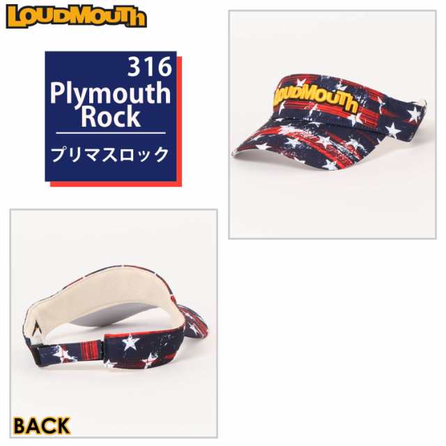 Loudmouth ラウドマウス ゴルフウェア サンバイザー メンズ レディース