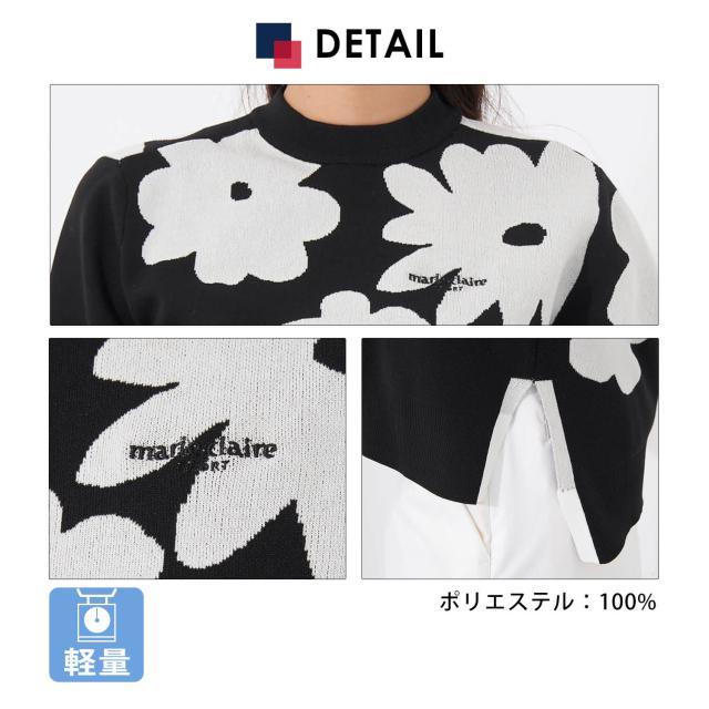 50％OFF】marie claire GOLF マリクレール ゴルフ 軽量ニット セーター