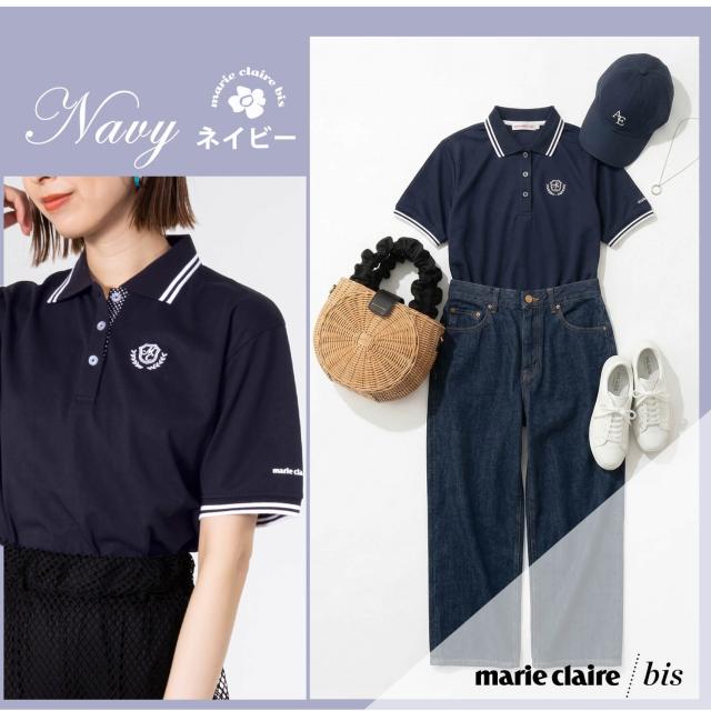 marie claire bis マリクレール ビス ポロシャツ レディース 夏用 半袖