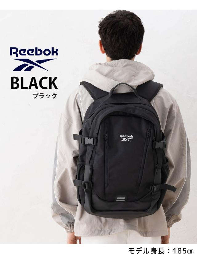 Reebok リーボック リュック 大容量 約30L a4 二層式 多収納 PC タブレット 収納 大きめ レディース メンズ 通勤 通学 入学準備 リュックサック バッグパック スポーツリュック 黒 2025all_7