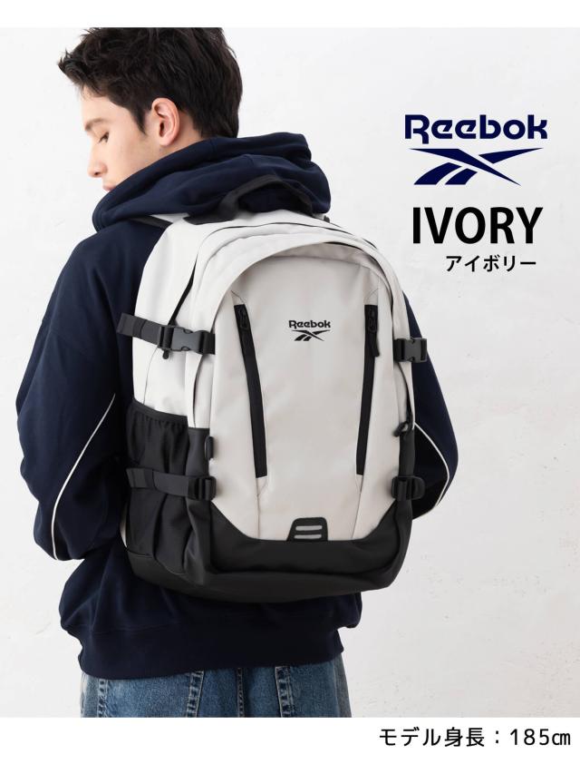 Reebok リーボック リュック 大容量 約30L a4 二層式 多収納 PC タブレット 収納 大きめ レディース メンズ 通勤 通学 入学準備 リュックサック バッグパック スポーツリュック 黒 2025all_9