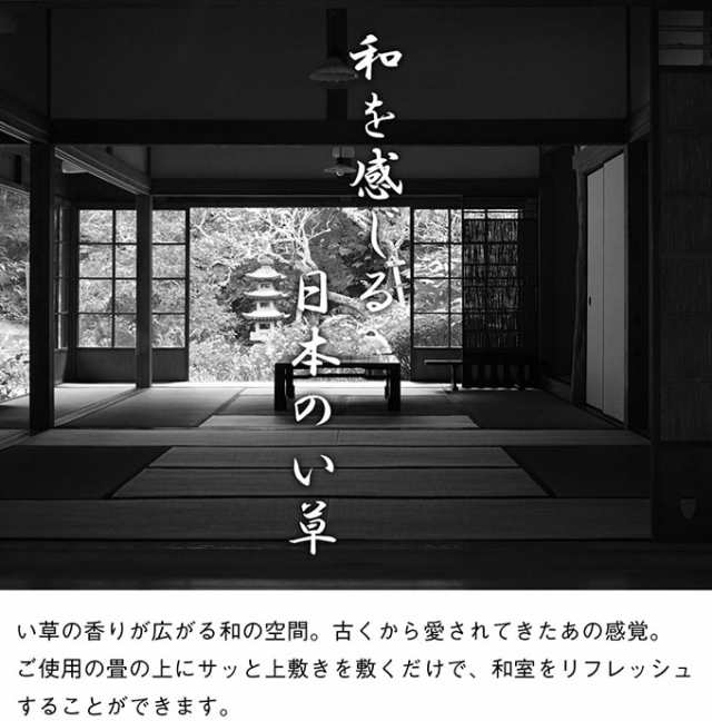 い草上敷き 双目織 撥水ほほえみ 本間3畳 191×286cm 送料無料 日本製