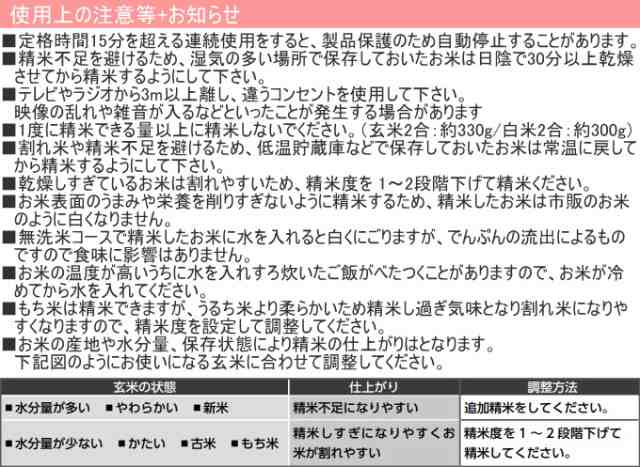 エムケー精工の家庭用小型精米機 新型COPON 2合用 ホワイト （SMH-201W