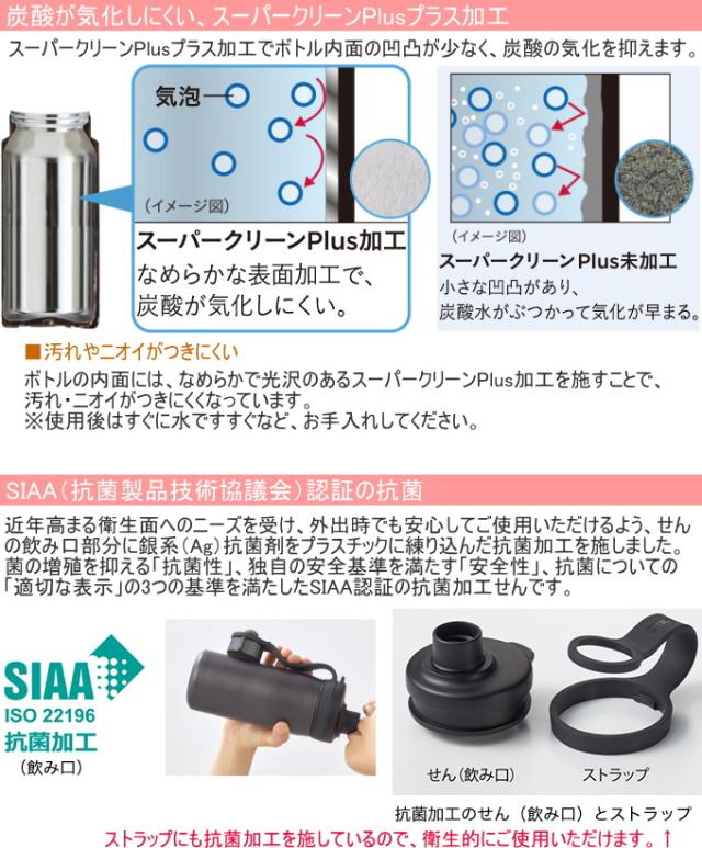 タイガー 真空断熱炭酸ボトル 1.5L MTA-T150 アウトドア レジャー ピクニック スポーツ お弁当 水筒 マグボトル マイボトル 保冷 抗菌_2
