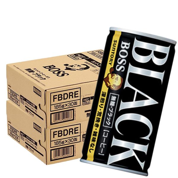 ボス ブラック BOSS ブラックコーヒー 缶コーヒー サントリー 30本入り 2ケースの通販は 5,430円