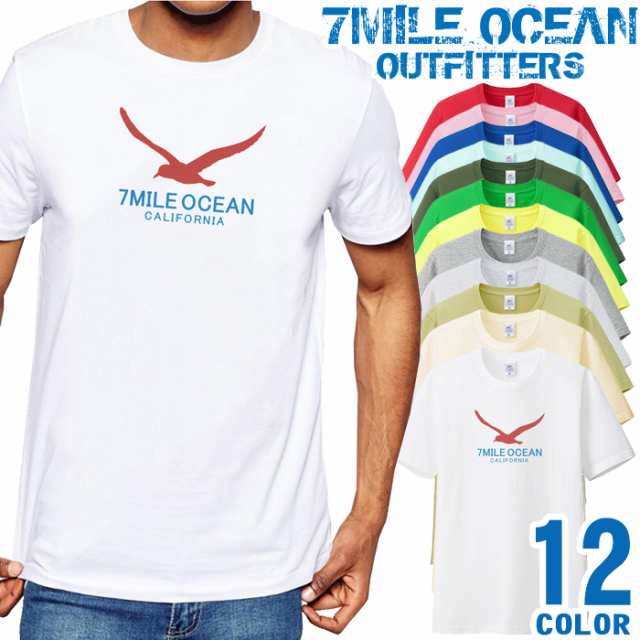 メンズ Tシャツ 半袖 プリント アメカジ 大きいサイズ 7mile Ocean カモメの通販はau Wowma 流行はいつもここから Trend I