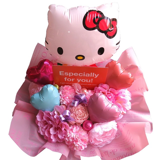 キティ　バルーン　ブーケ　卒業ブーケ キティ卒業バルーン花束 : アニバーサリーギフトショップ - 通販