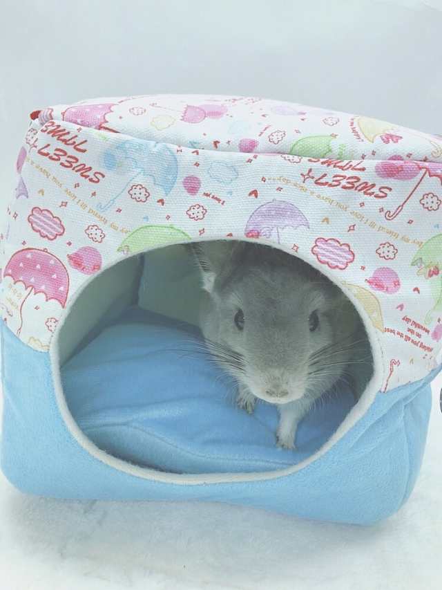 2wayハウス 大 小動物 かわいい おしゃれ 布製ベッド うさぎ チンチラ デグーの通販はau Pay マーケット Milky Rose