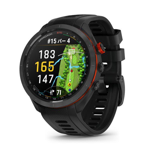【ラッピング可】【即日発送】【新品】GARMIN ガーミン GPS ゴルフナビ Approach S70 47mm 日本正規品 ブラック