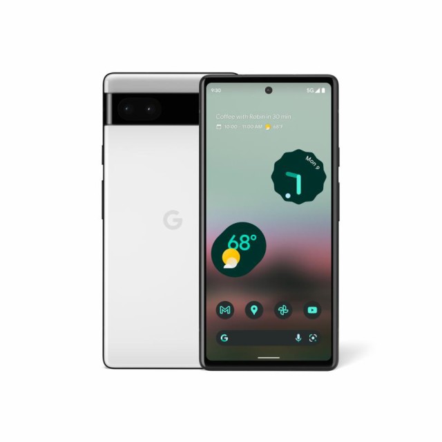 【中古美品】Google Pixel 6a 128GB SIMフリー [Chalk]