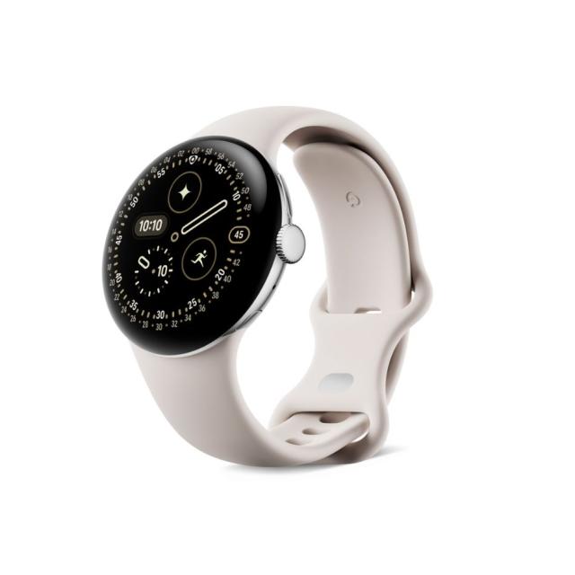 【ラッピング可】【即日発送】【新品】Google グーグル Pixel Watch 4 Wi-Fi 41mm GA10830-US ポリッシュドシルバー アクティブ バンド