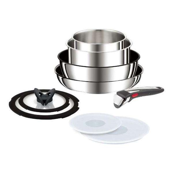 【新品 箱不良・シュリンク破れ品】T-fal ティファール フライパンセット インジニオ・ネオ IHステンレス・アンリミテッド セット9 L97090 シルバーの通販は