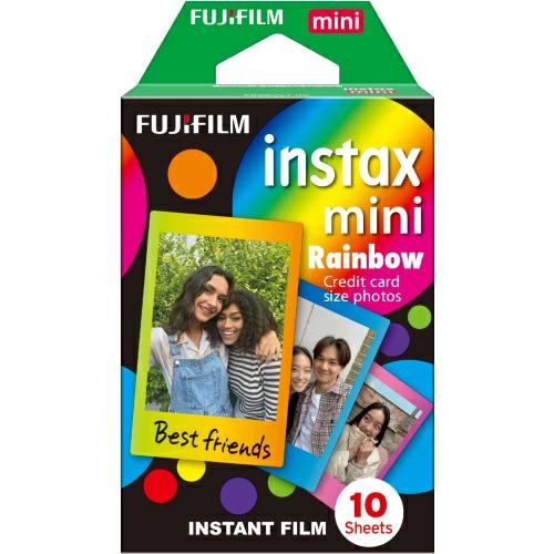 【ラッピング可】【即日発送】【新品】FUJIFILM 富士フイルム チェキ用フィルム instax mini Rainbow 10枚入