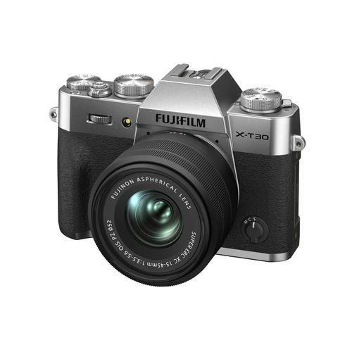 【ラッピング可】【即日発送】【新品】FUJIFILM 富士フイルム ミラーレスデジタルカメラ X-T30 II XC15-45mm レンズキット シルバー