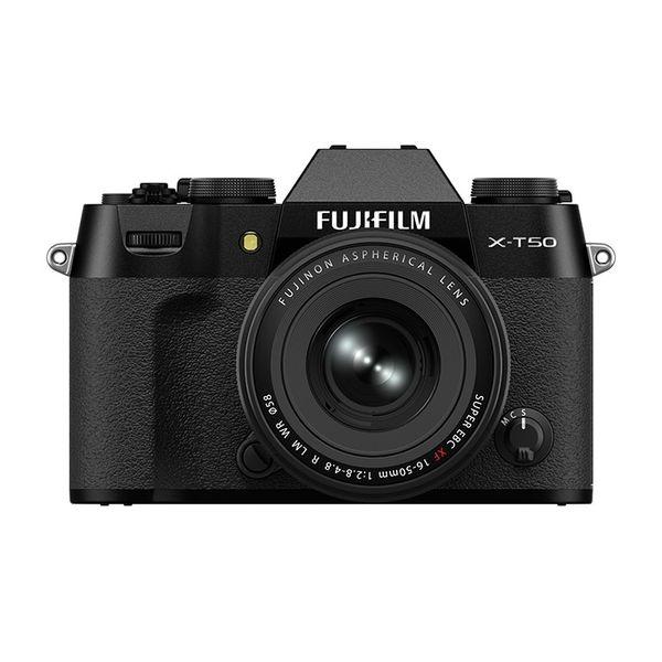 【ラッピング可】【即日発送】【新品】FUJIFILM 富士フイルム ミラーレスカメラ X-T50 XF16-50mmレンズキット ブラック