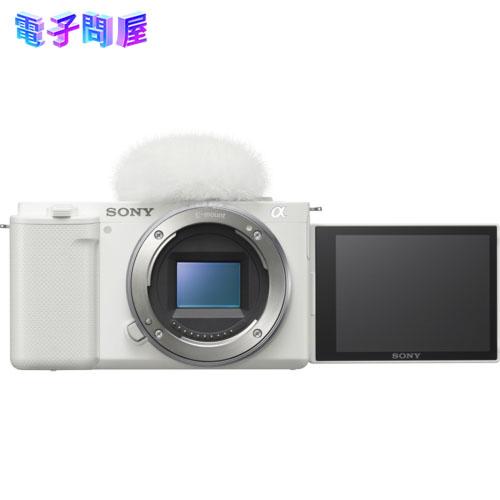 【新品】SONY デジタル一眼カメラ VLOGCAM ボディ ホワイト ZV-E10(W)の通販は