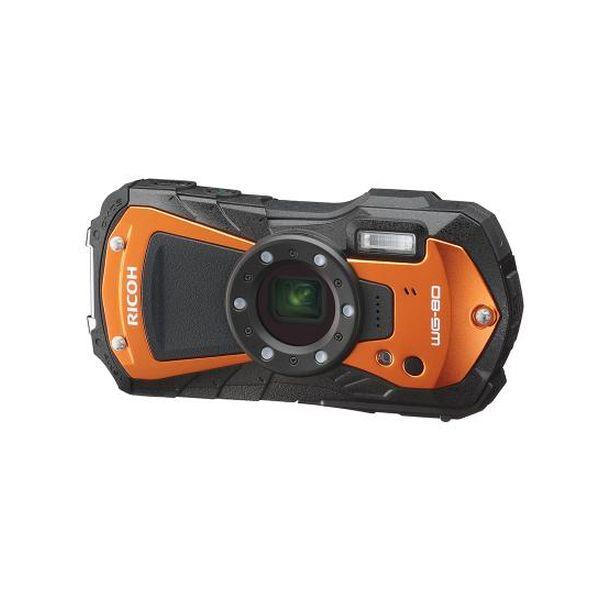 【新品 保証開始済み品】RICOH リコー コンパクトデジタルカメラ WG-80 オレンジ