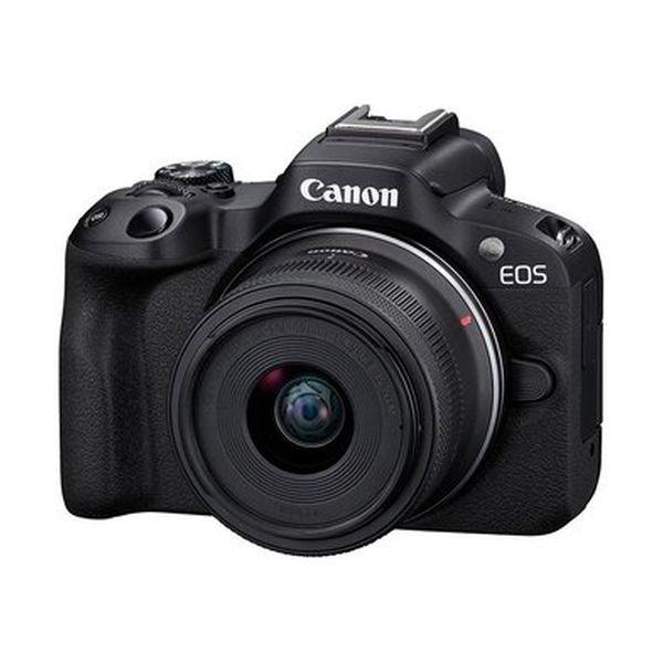 【ラッピング可】【即日発送】【新品】CANON キヤノン ミラーレス一眼カメラ EOS R50 RF-S18-45 IS STM レンズキット ブラック