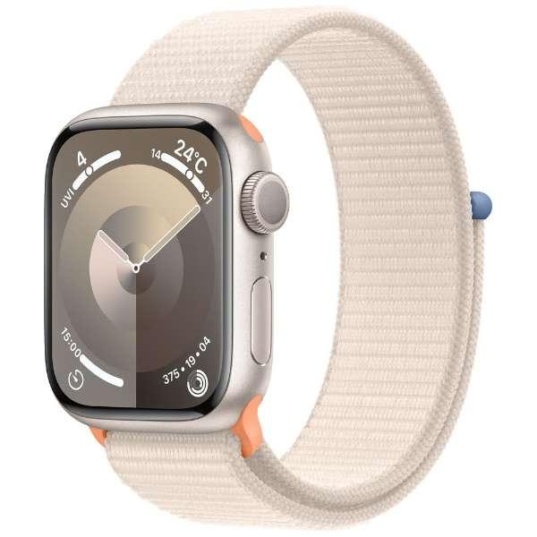 新古品】Apple Watch Series 9 GPSモデル 45mm MR983J/A スター