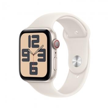 【安心！当社1ヶ月保証付き】【整備済品】Apple Watch SE 第1世代 GPS+Cellular 44mm MXGU3J/A シルバーアルミ/ホワイトスポーツバンド M/L