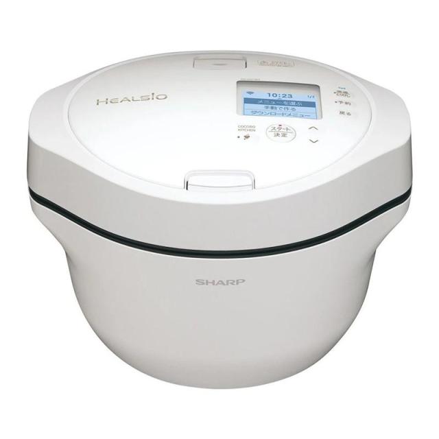 【即日発送】【新品】SHARP シャープ 自動調理鍋 ヘルシオ ホットクック KN-HW16H-W プレミアムホワイト