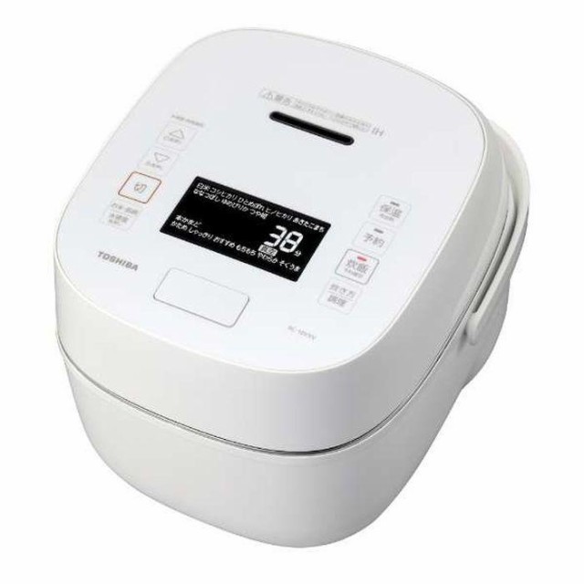 【新品 箱不良】TOSHIBA 東芝 炊飯器 5.5合 炎匠炊き 真空圧力IH RC-10VXV(W) グランホワイト