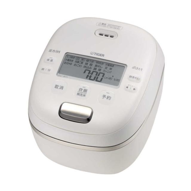 TIGER 3.5合炊飯器 圧力IH炊き立て　ホワイト TIGER 3.5合炊飯器 圧力IH炊き立て ホワイト 【公式通販】